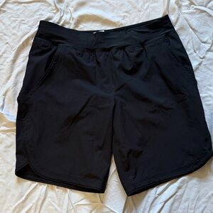 Lands' End Black Swim Shorts